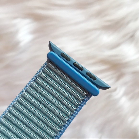 NEW Blue Woven Loop Band For Apple Watch - Picture 4 of 4